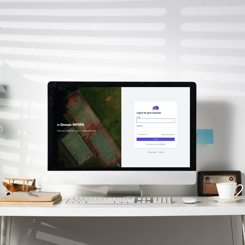 e-Tempahan Facility Booking, screenshot